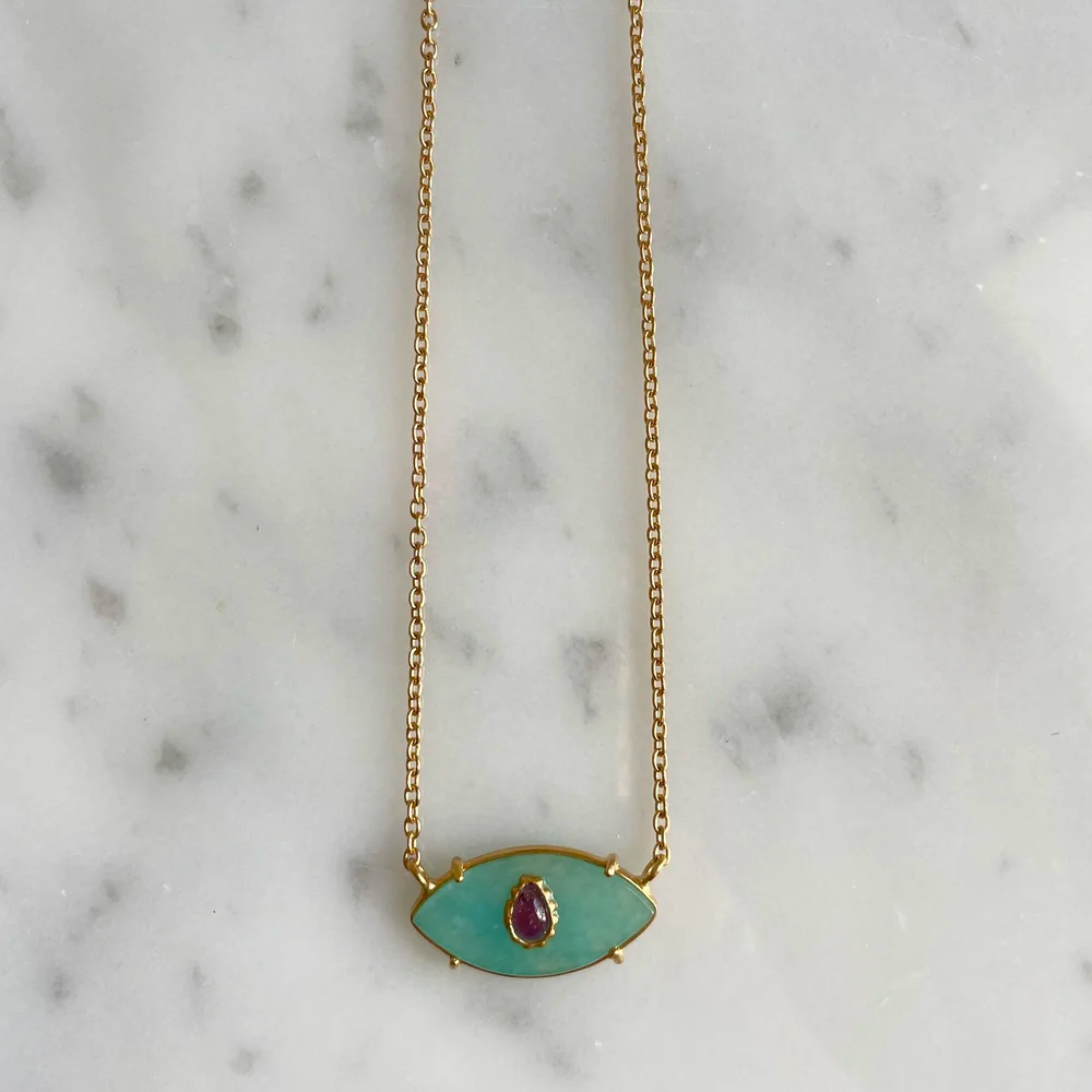 Колье Ayin baby AMAZONITE