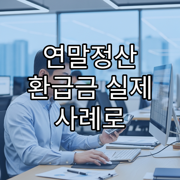 연말정산 환급금 실제 사례로 보는 절세 효과