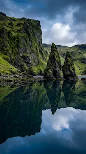 Lush Tropical Mountain Valley with Winding River