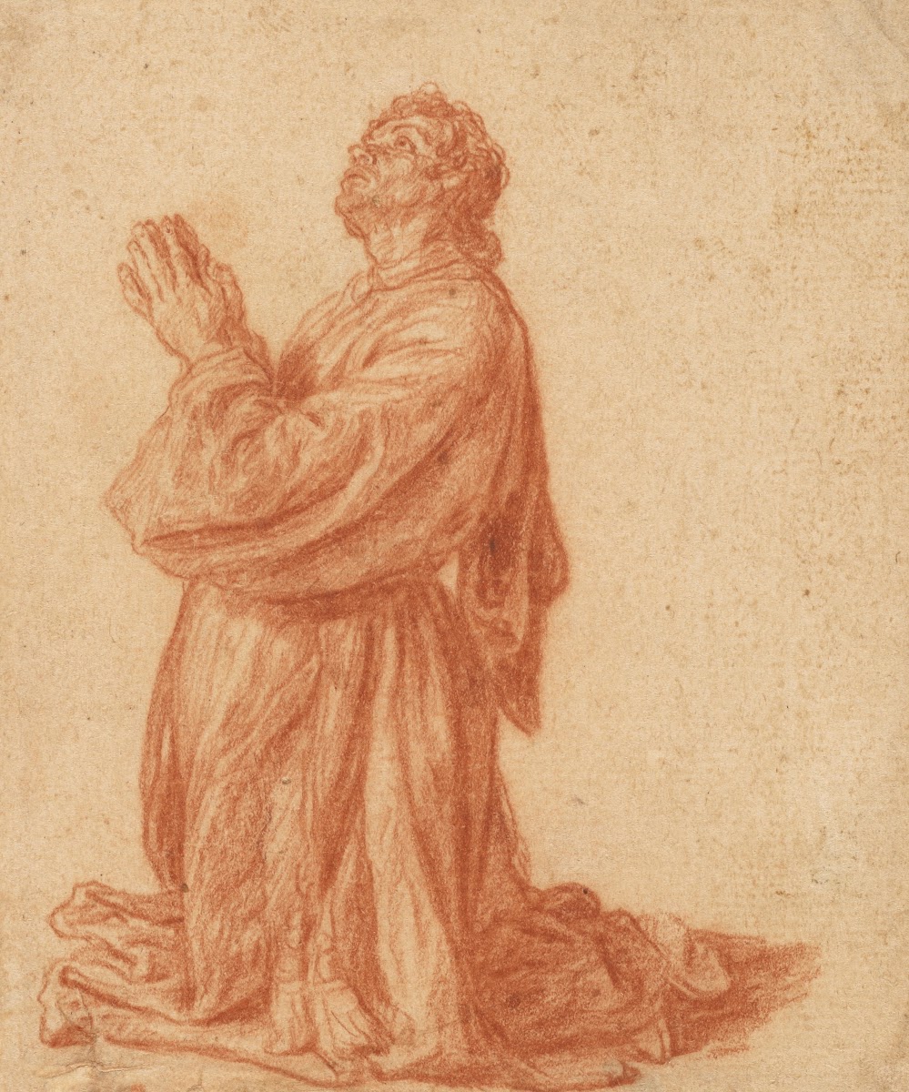 Study of a Kneeling Man 1625