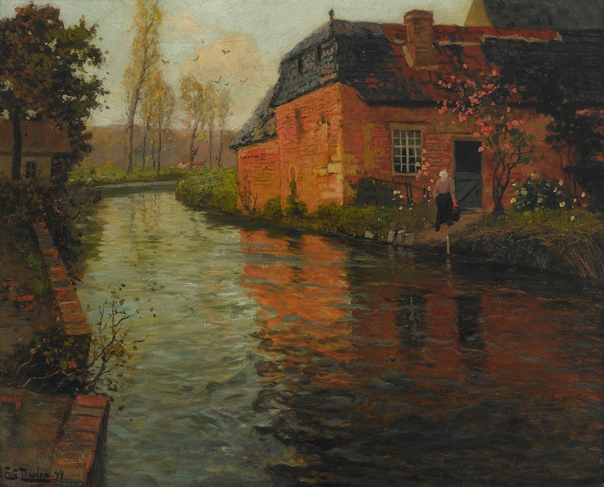 A view of the river La Varenne 1894