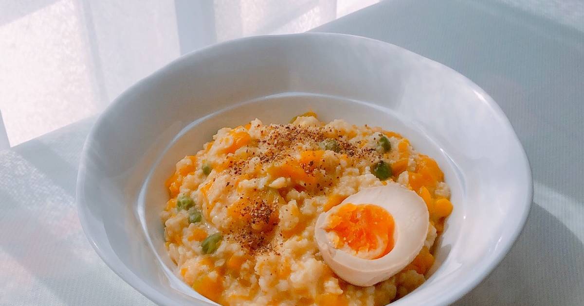 Cháo yến mạch rau củ