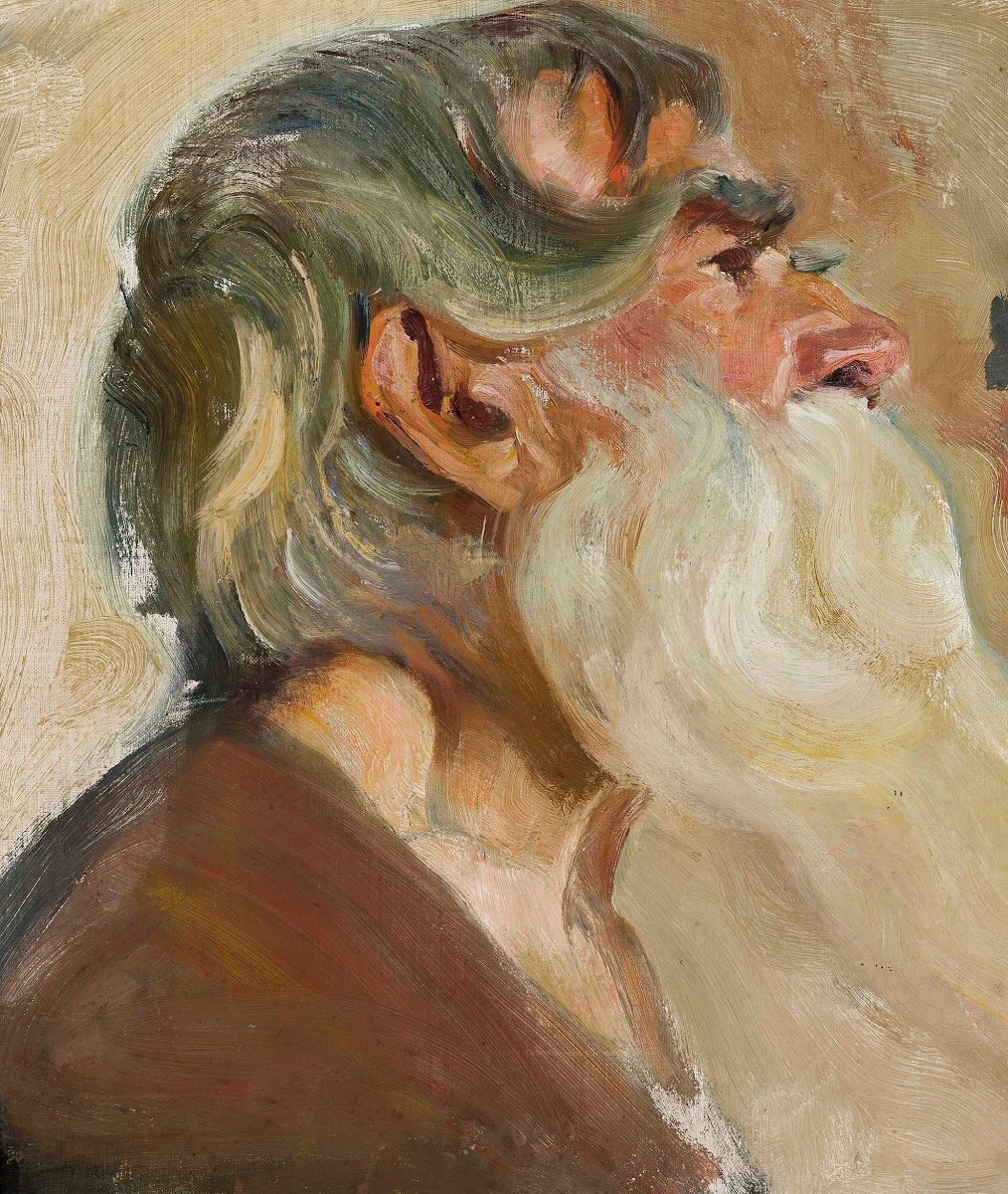 Old man with grey beard between 1903 and 1904