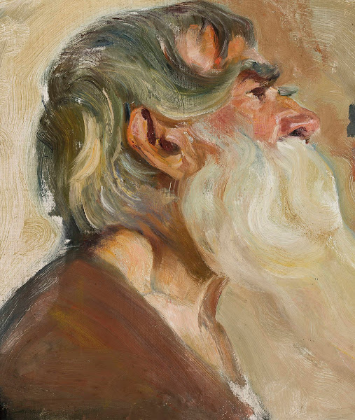 Old man with grey beard between 1903 and 1904