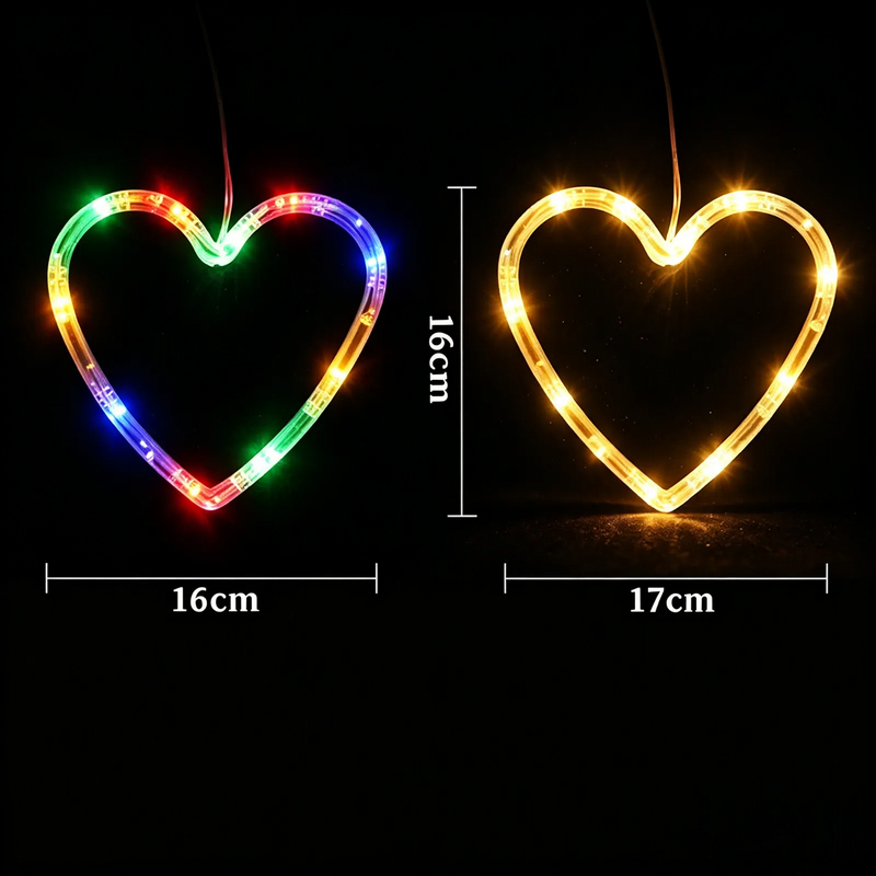 LED Window Decoration Light with Suction Cup