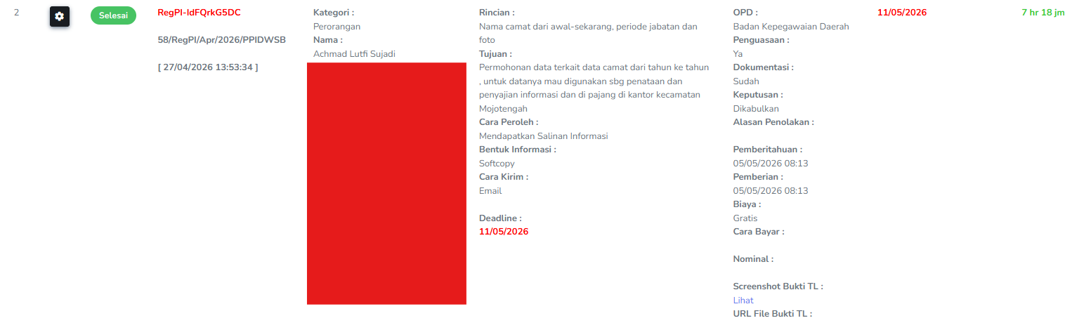 Bukti permohonan register 58/RegPI/Apr/2026/PPIDWSB