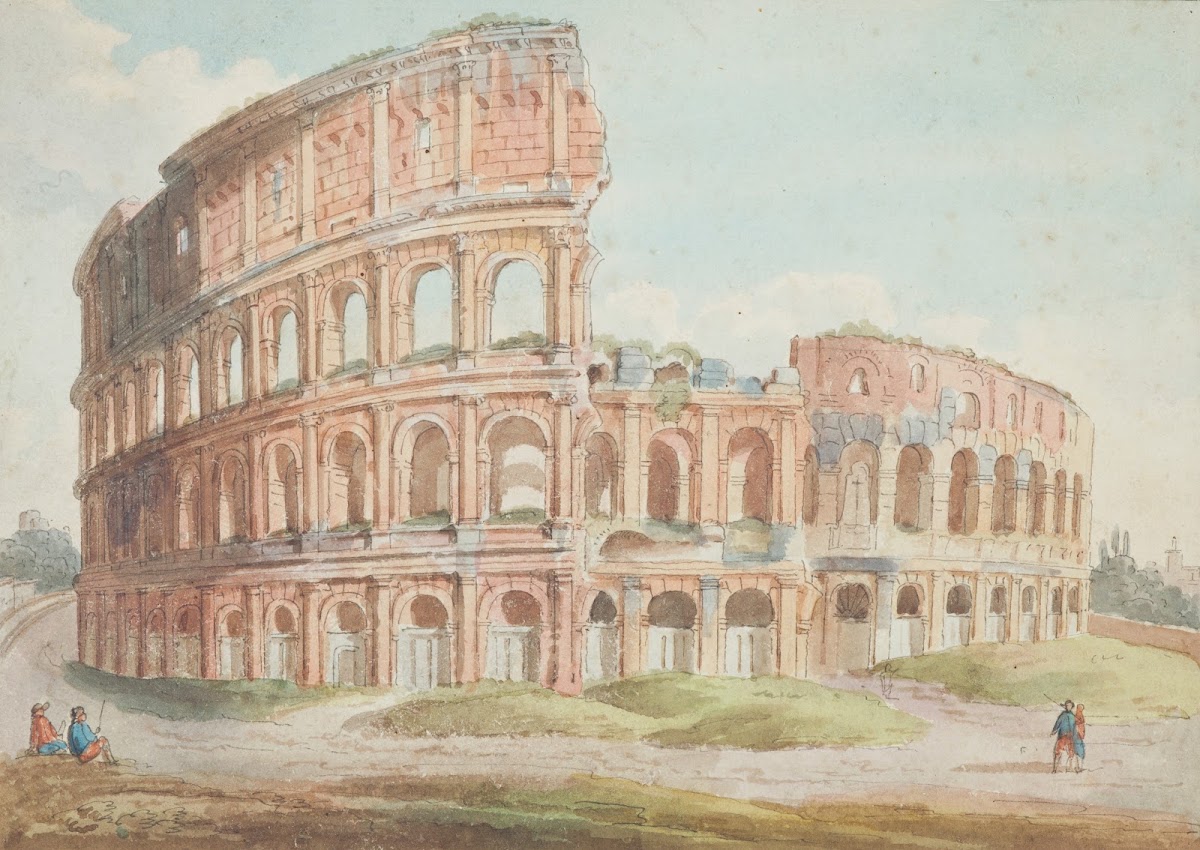 Colosseum Rome mid to late 18th century
