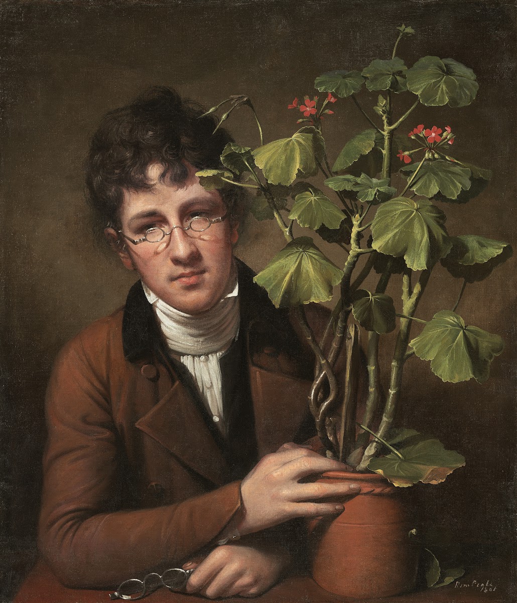 Rubens Peale with a Geranium 1801