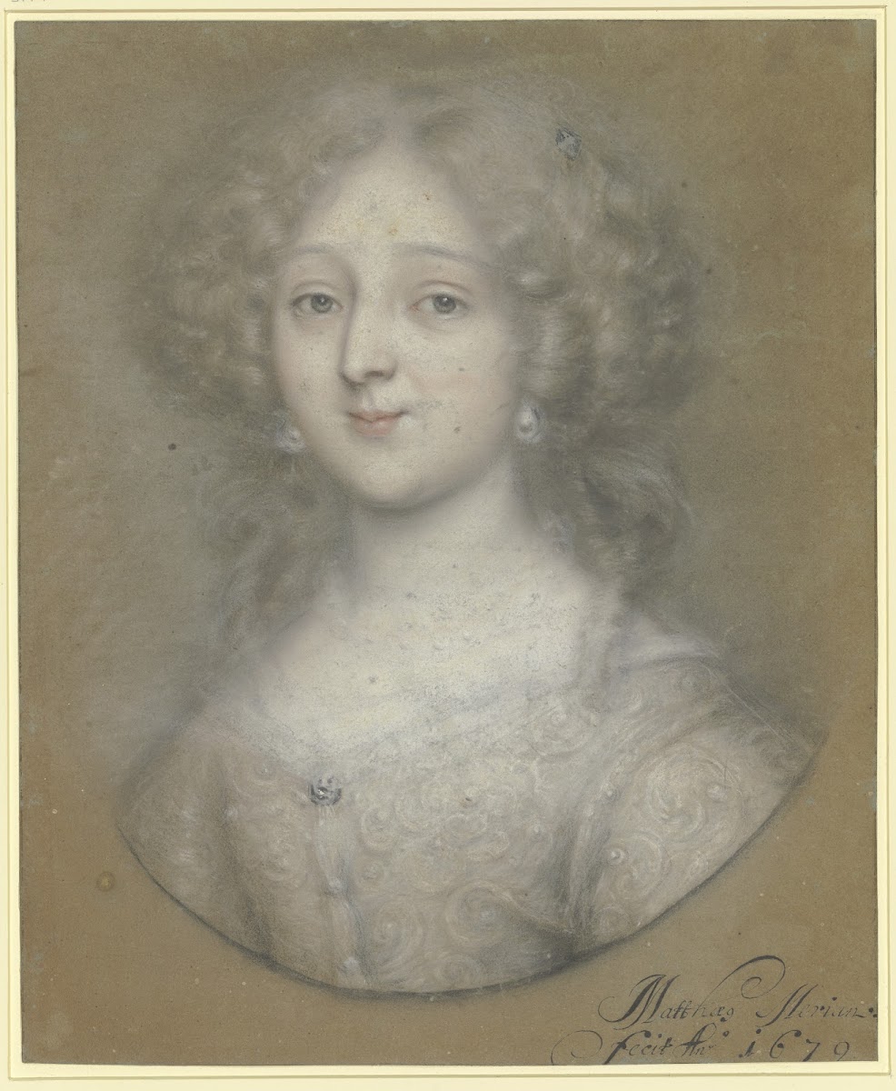 Damenbildnis im Hochoval 1679