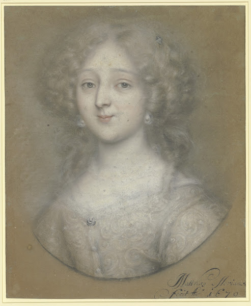 Damenbildnis im Hochoval 1679