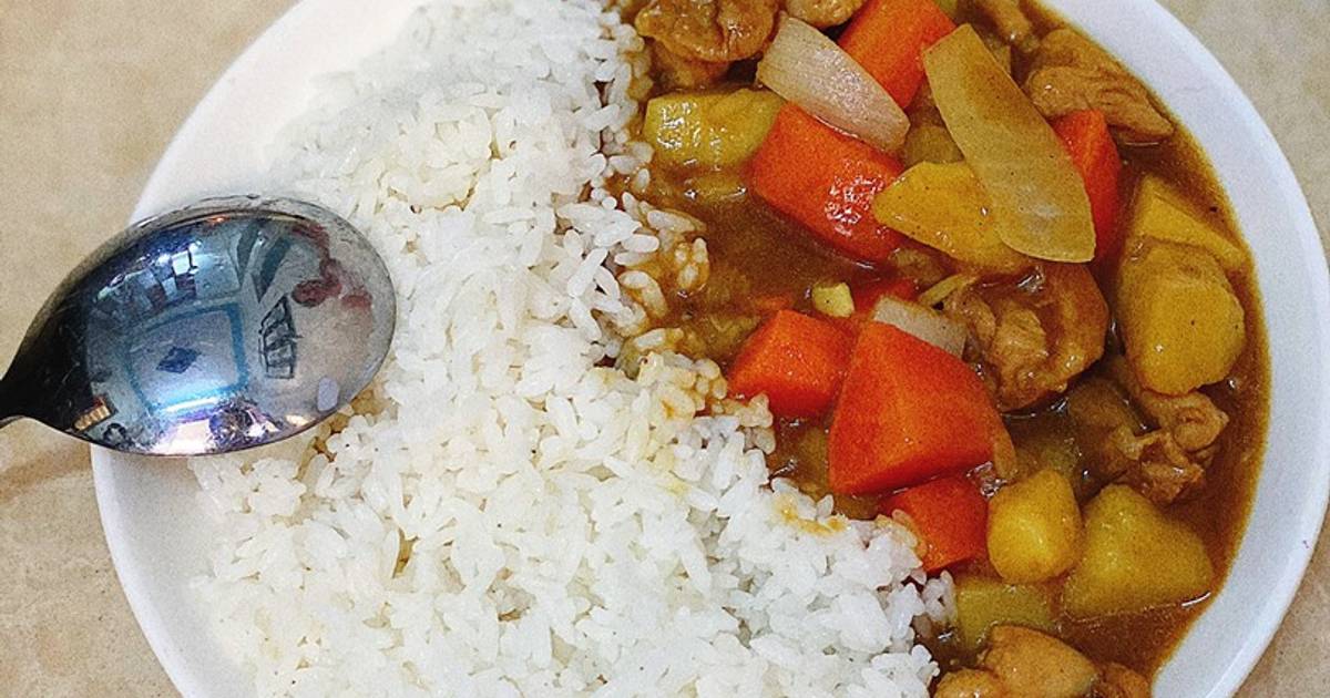 Cơm cà ri gà sữa dừa
