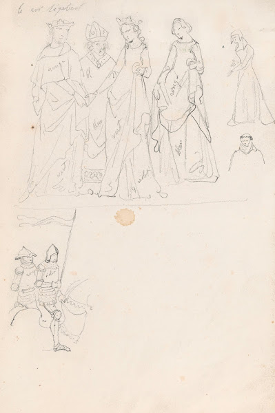 King Dagobert I and Other Figures