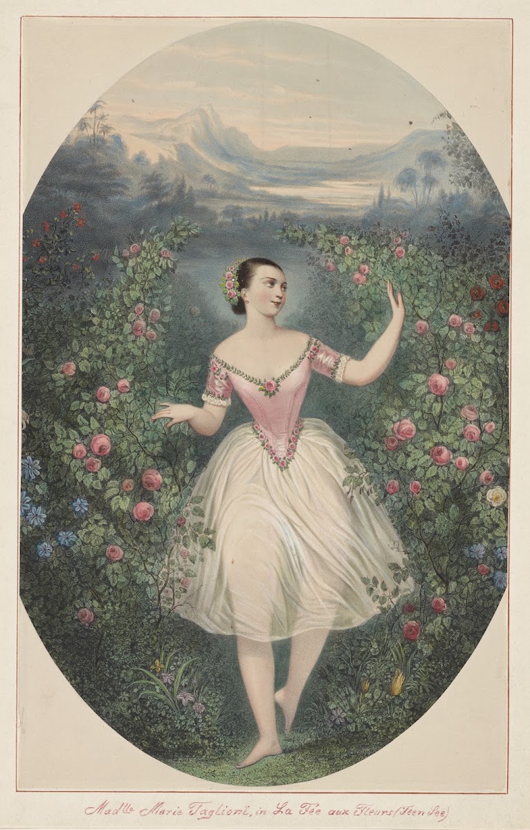 Madelle Marie Taglioni La fée aux fleurs 1847