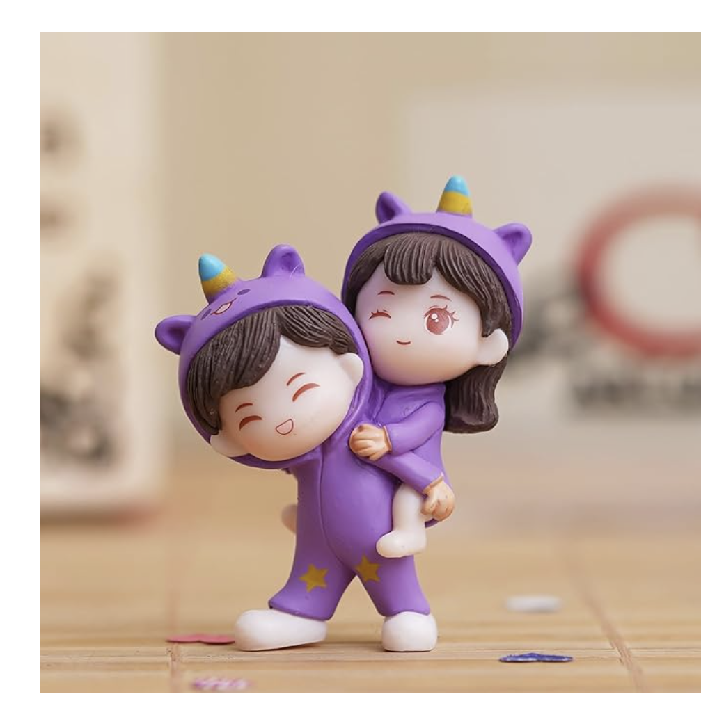 eCraftIndia Cute Couple Miniature Statue