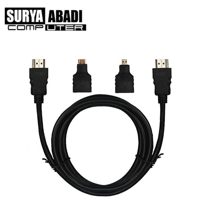 KABEL HDMI TO HDMI 3 IN 1