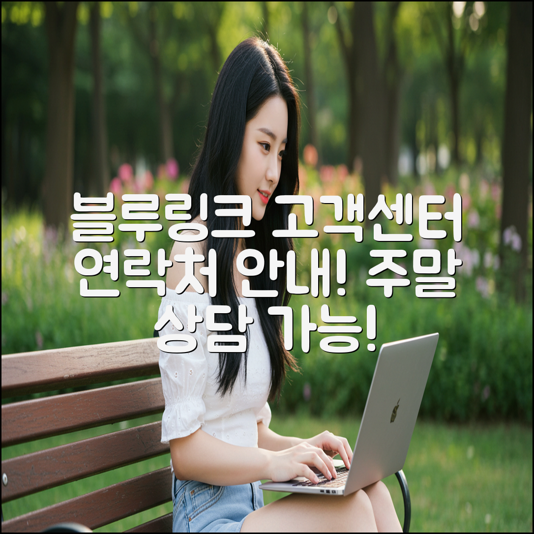 블루링크 고객센터 연락처와 주말 상담 시간 안내