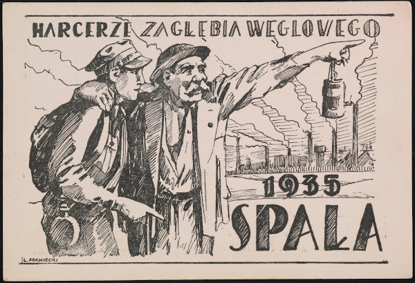 1935 Spała  harcerze Zagłębia Węglowego 1935
