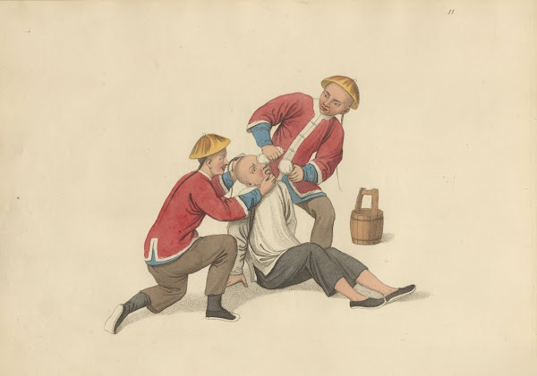 Burning a mans eyes with lime 1801