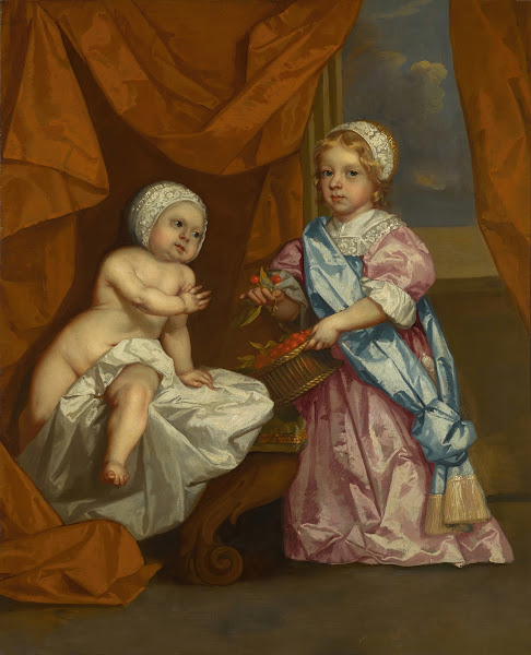 Portrait of Charles 3rd Marquess of Tweeddale 16671715 and his brother Lord John