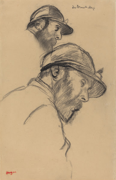 Study of a Jockey M de Broutelles c 1884