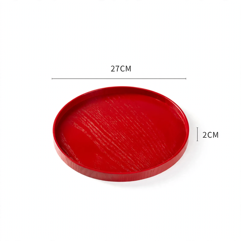 Wooden serving tray, round, various sizes