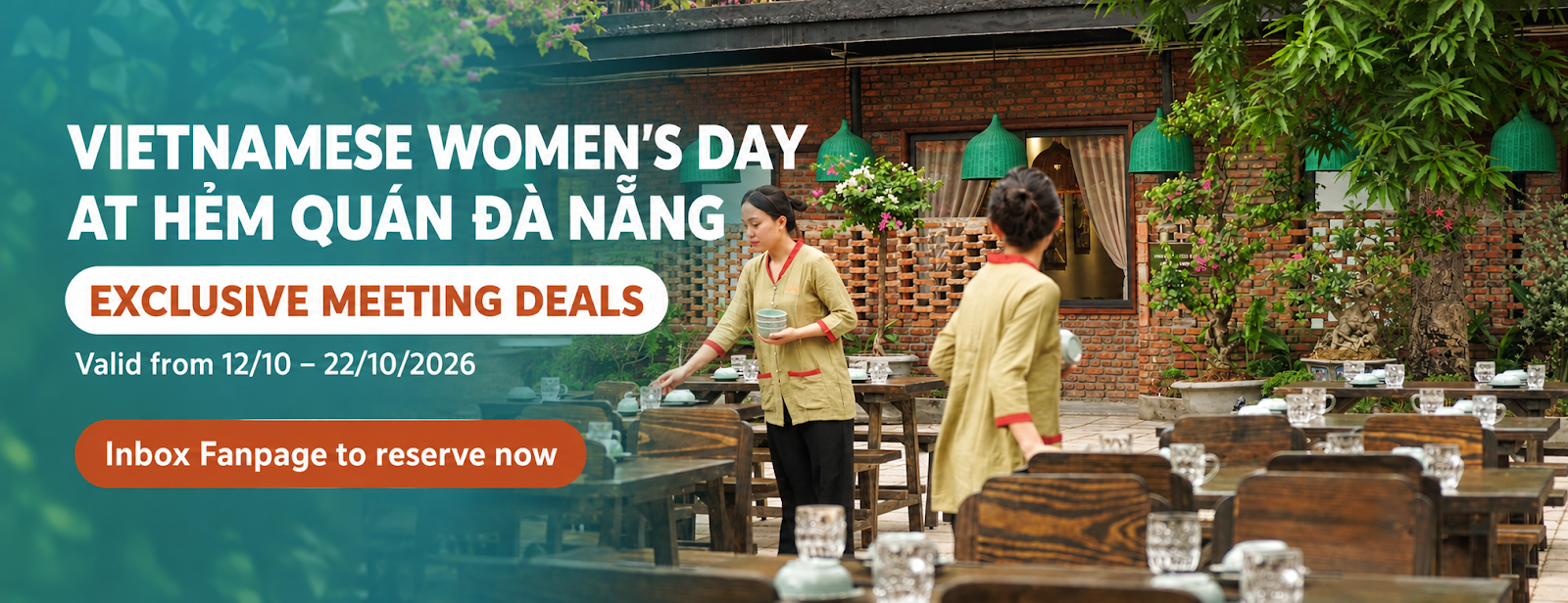 Women’s Day 20/10 at Hẻm Quán Da Nang - Da Nang restaurant group booking deals