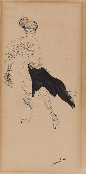 Portrait of Janet Braguin in the style of GiovanniBoldini early 20thcentury