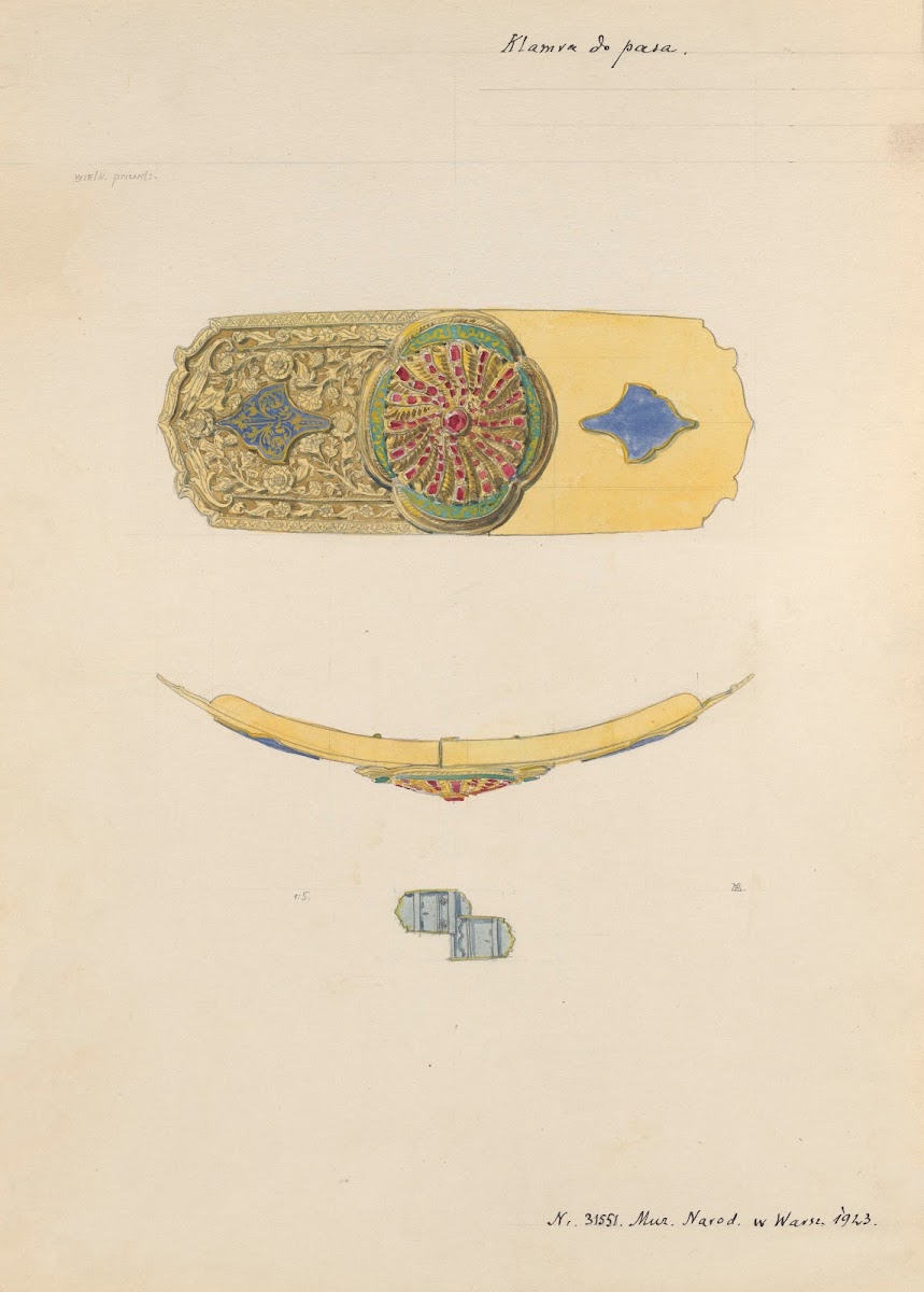 Belt Buckle from the Collection of Oktawia Podlewska in the Collection of the Na