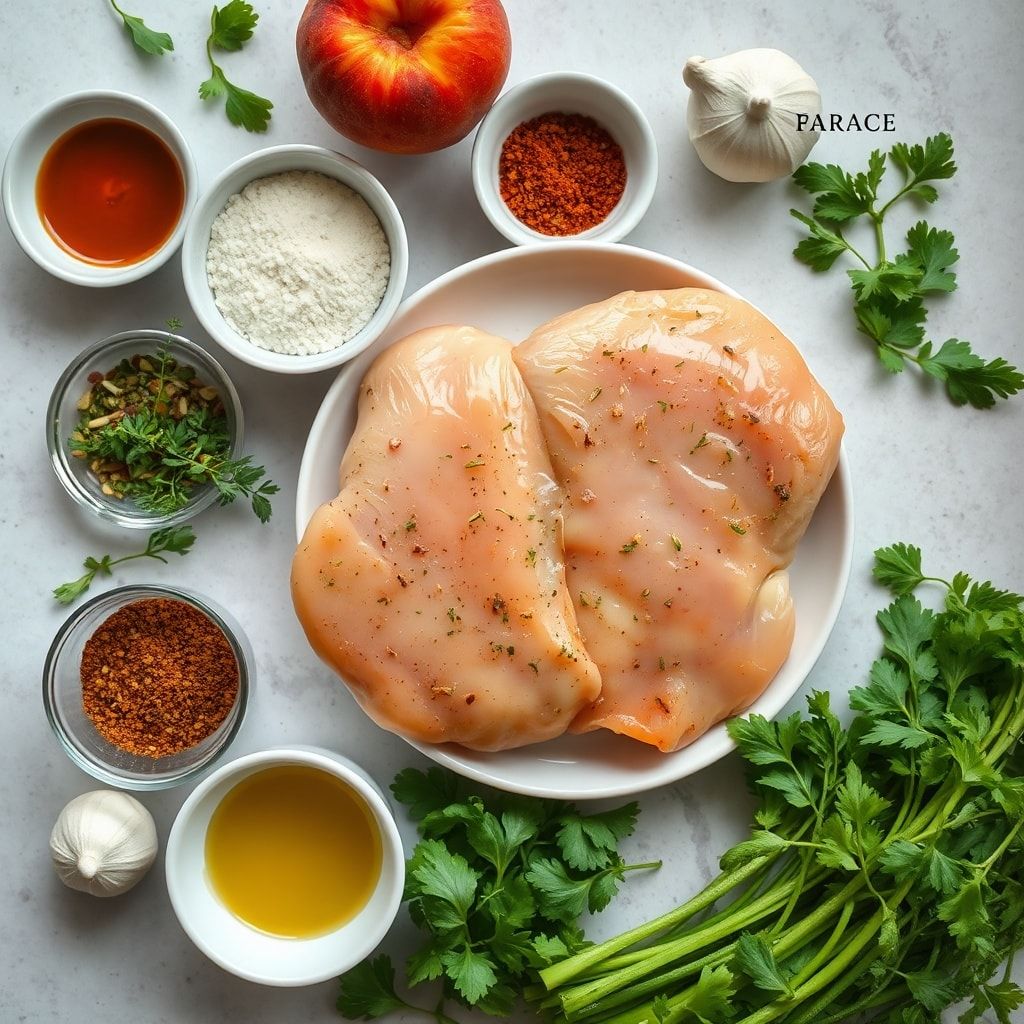 Ingredients for Jalapeno Peach Chicken – Easy One-Pan Sweet Heat Dinner