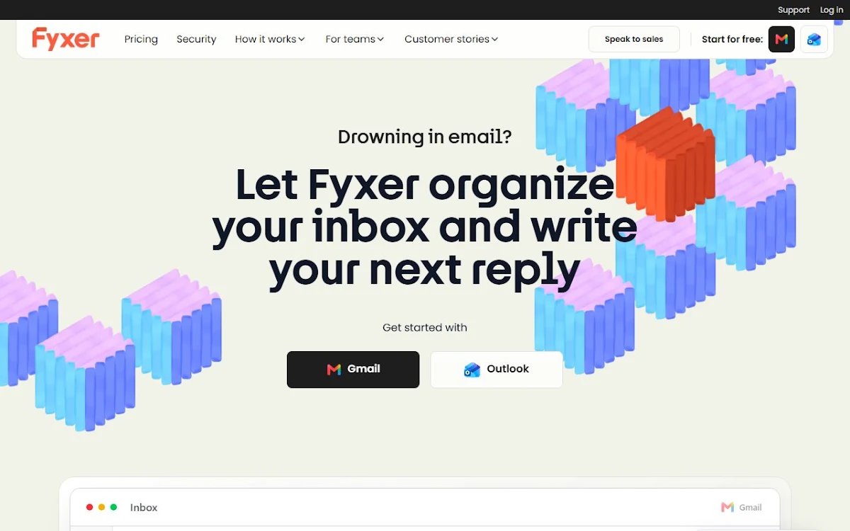 Captura de Fyxer AI Executive Assistant