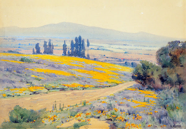 California Spring Landscape ca 1920