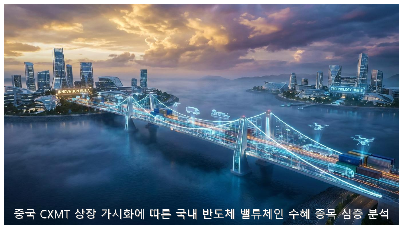 중국 CXMT 상장 가시화에 따른 국내 반도체 밸류체인 수혜 종목 심층 분석 핵심 안내 및 분석 인포그래픽 (7)