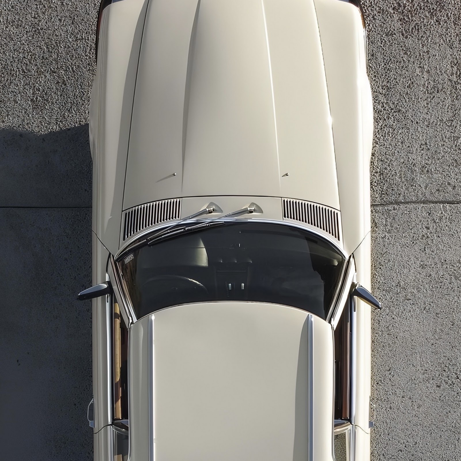 Download Classic Mercedes-Benz SL Top View Full HD iPhone
