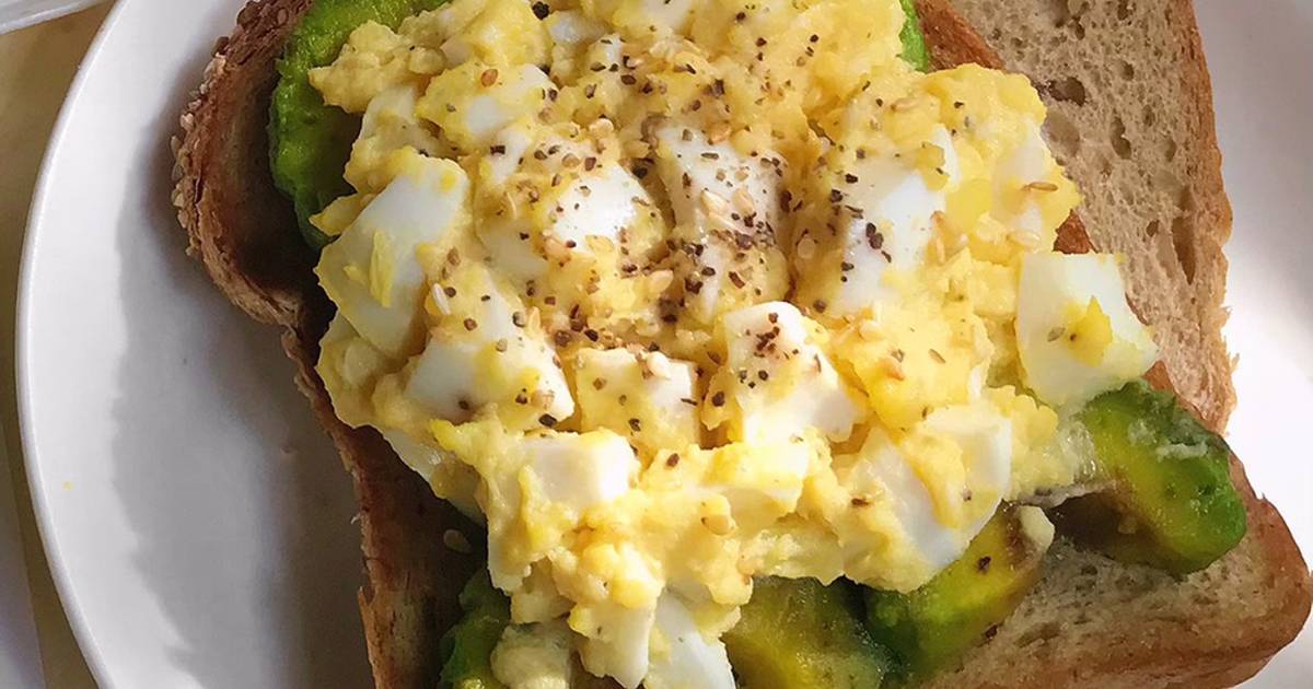 Egg salad on Avocado toast