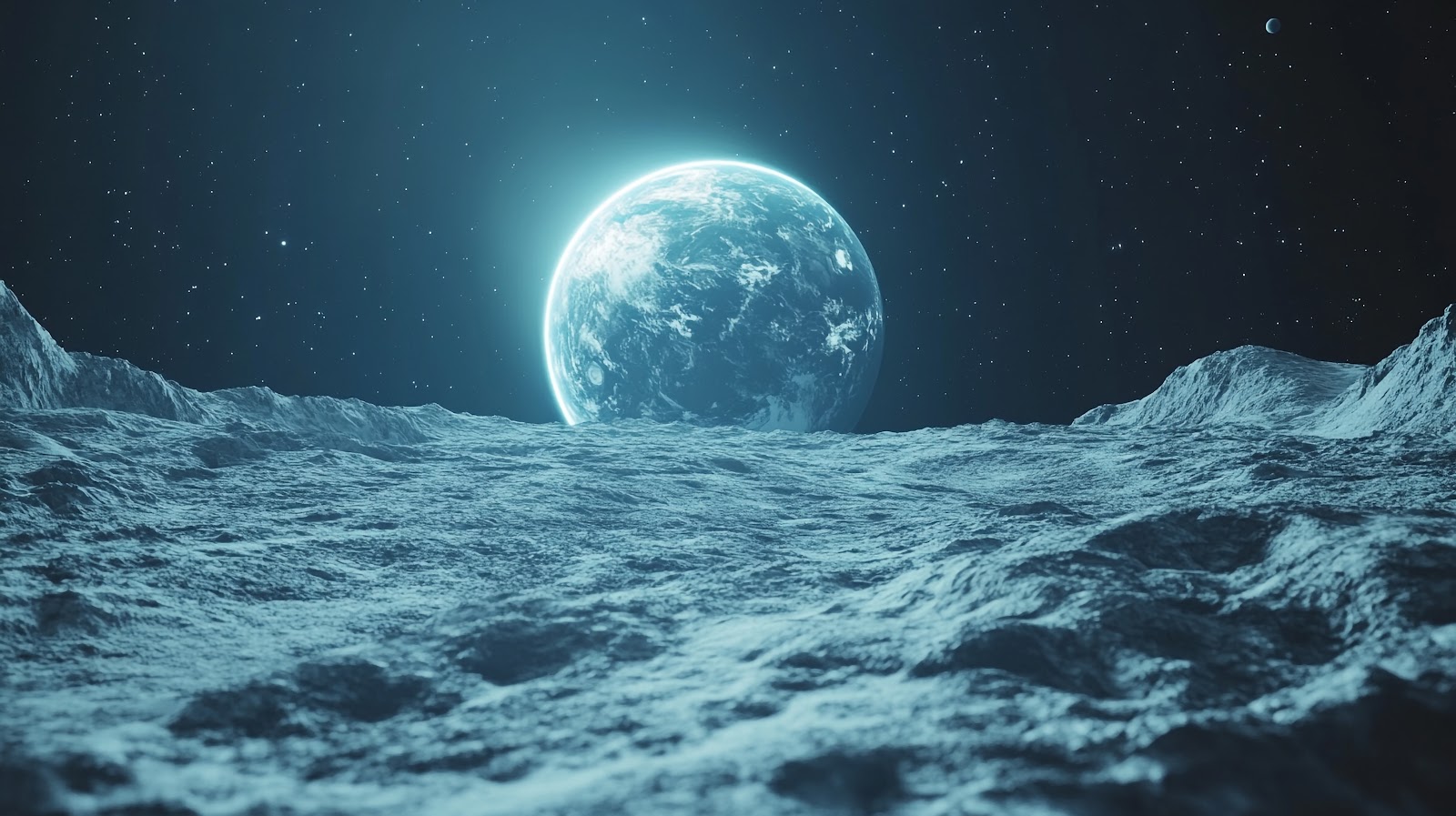 Earth From Moon Wallpaper