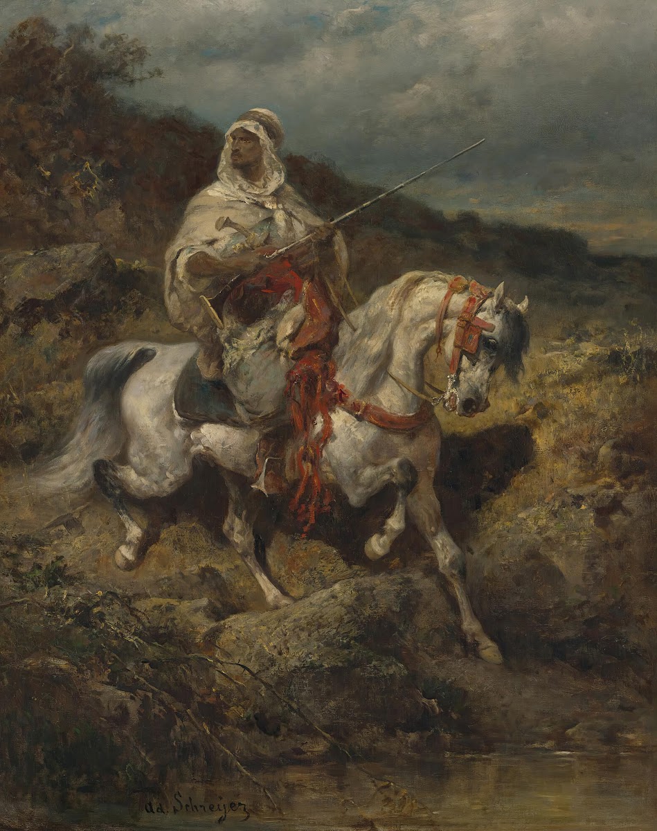 Mounted arab