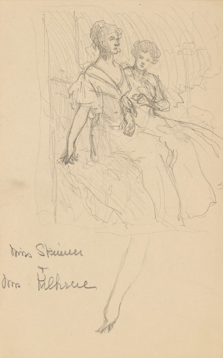 Study for The SkinnerSisters 1908