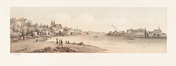 Bâle Vue prise du côté de St Alban