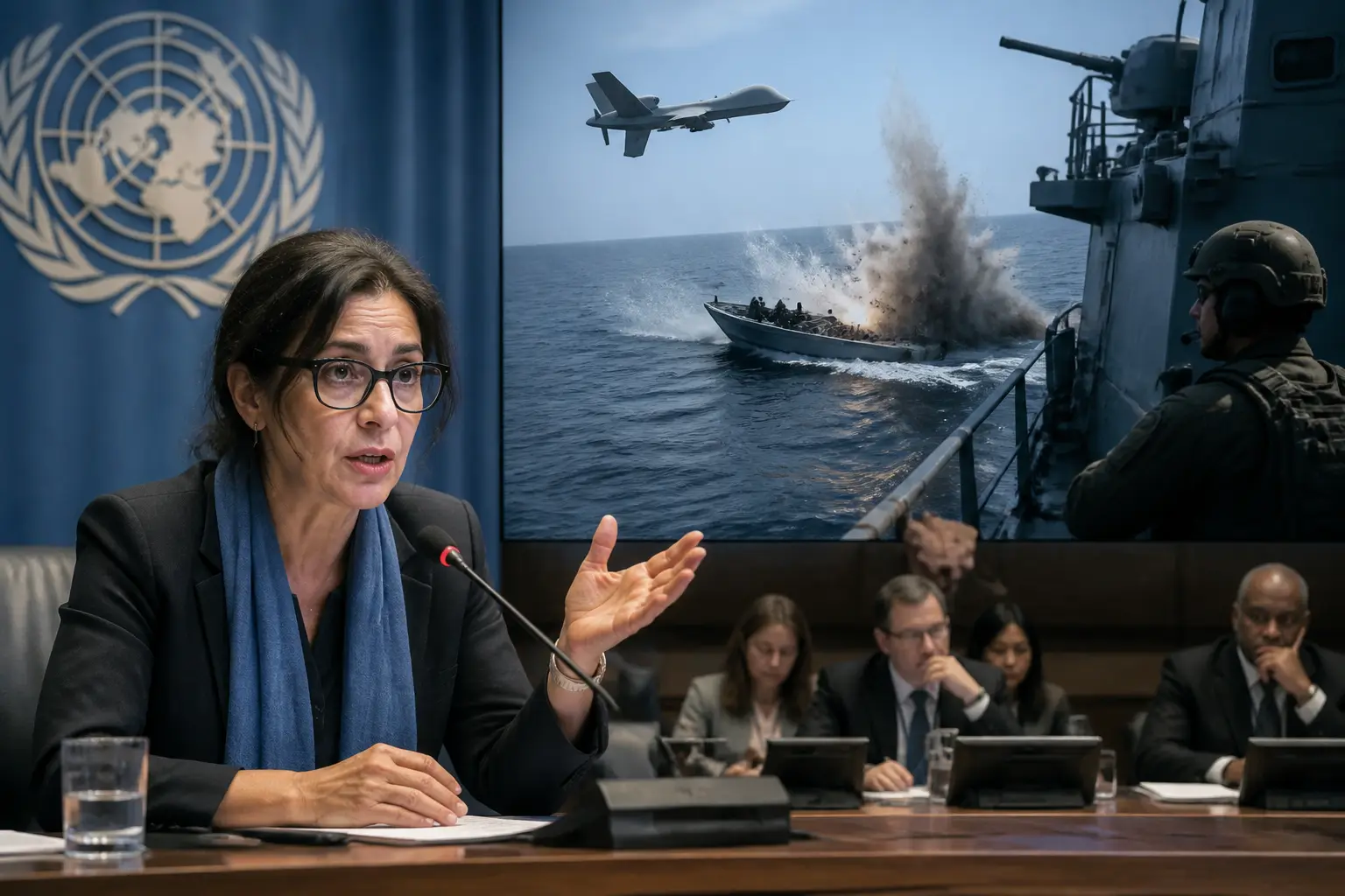 Editorial image for UN expert says US boat strikes may be crimes against humanity