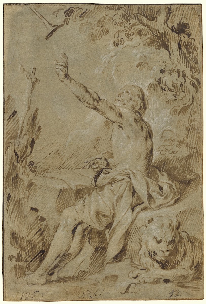 St Jerome Hearing the Trumpet of the Last Judgment 16451650