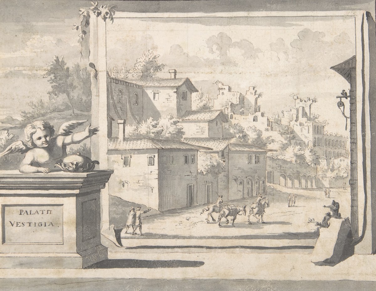 View of the Ruins of the Palatine Hill before 1704 before 1704