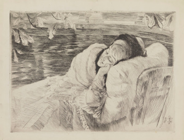 Une convalescente 1875