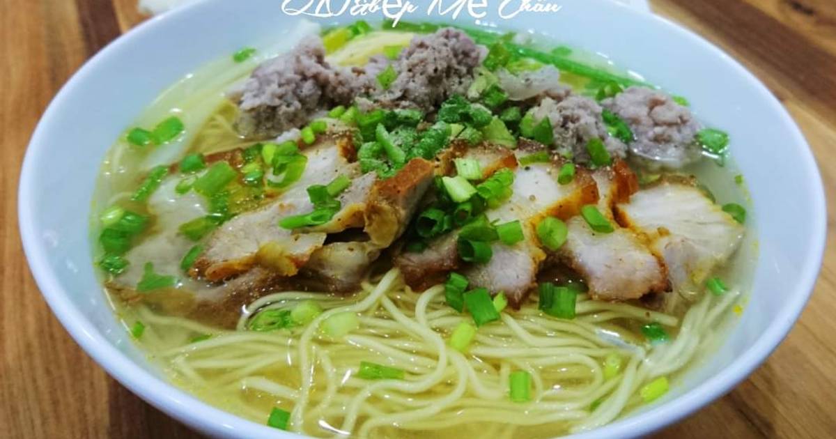 Mì nước xá xíu