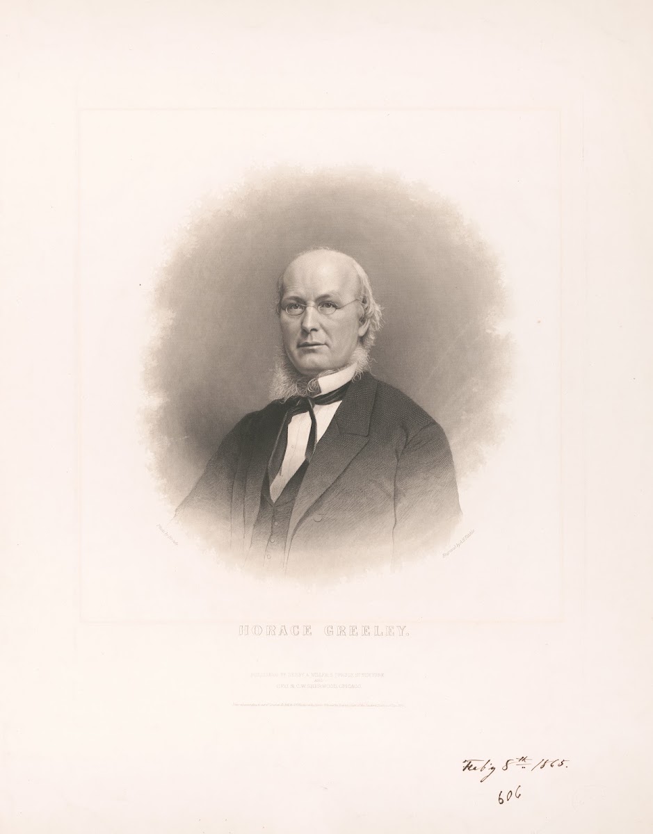 Horace Greeley 1865