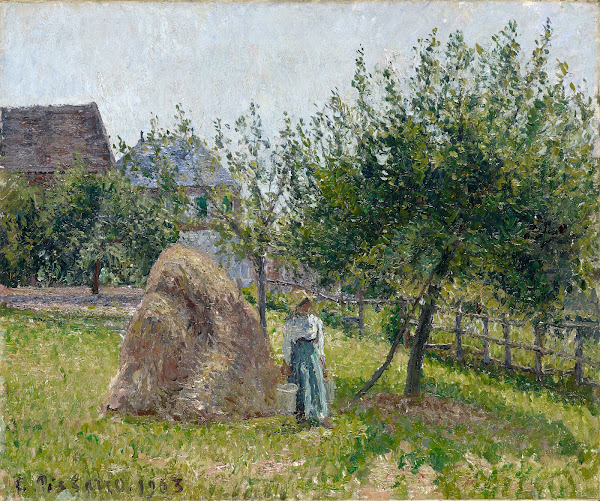 Apple Trees in Eragny Sunny Morning 1903