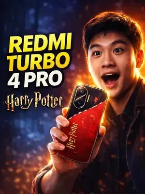 Redmi Turbo 4 Pro Harry Potter Edition là phiên bản smartphone đặc biệt dành cho những người yêu công nghệ và fan của th