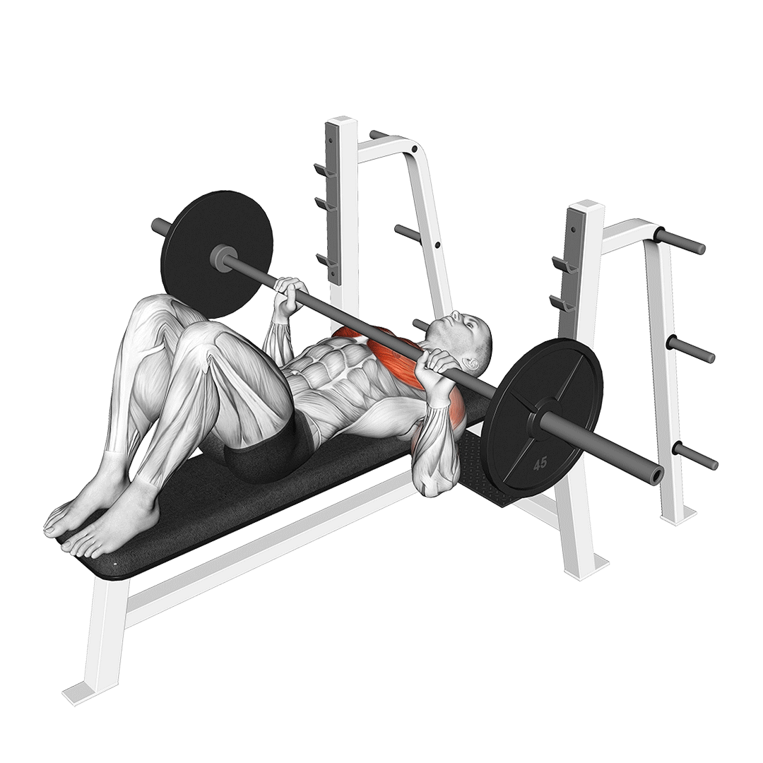 Feet-Up Bench Press