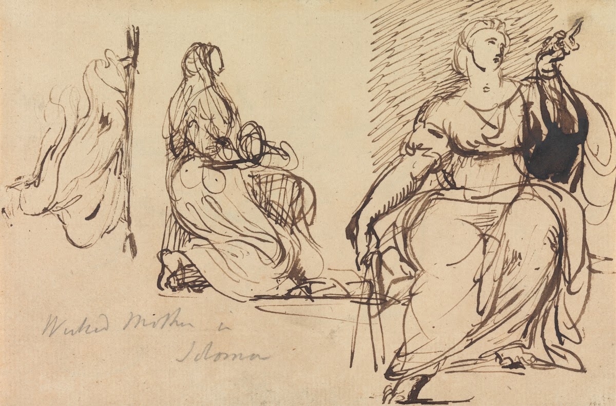 Studies of a Seated Woman