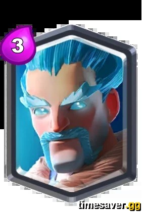 The Ice Wizard card in Clash Royale — the base card that becomes Hero Ice Wizard when Season 87 arrives on September 7, 2026.
