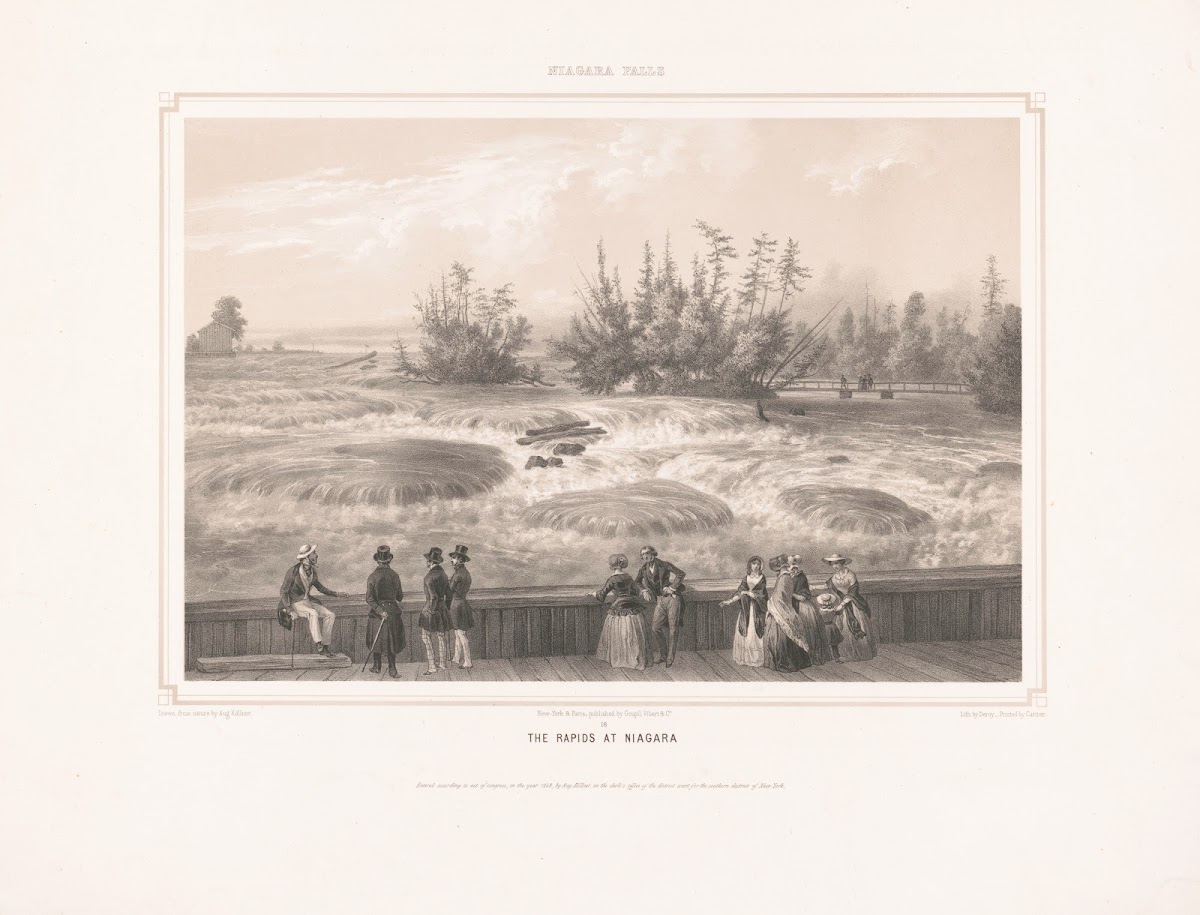 Niagara Falls The rapids at Niagara 1848